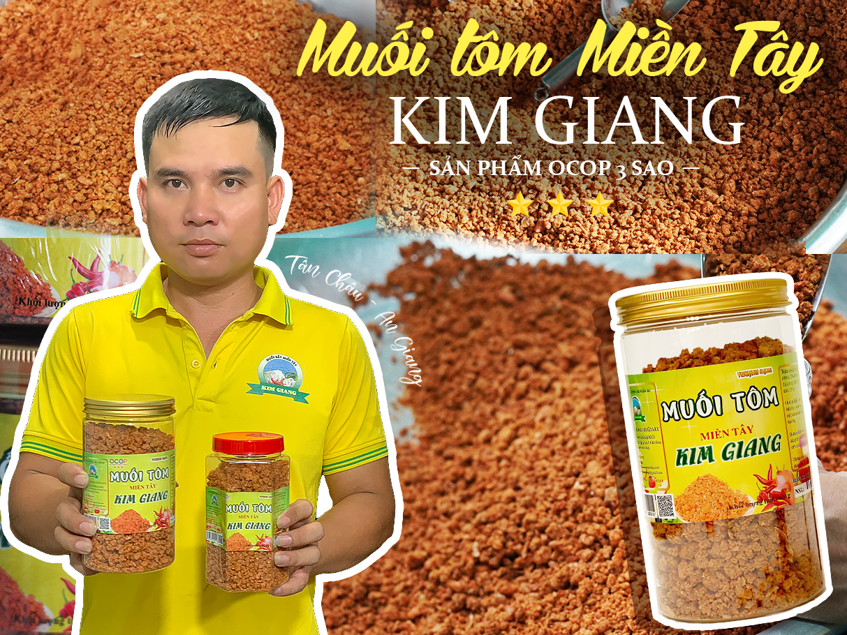 Muối tôm miền Tây Kim Giang